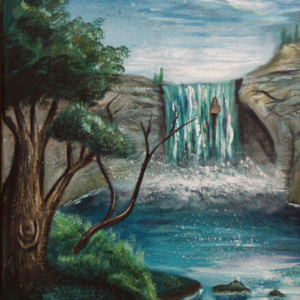 kleiner wasserfall