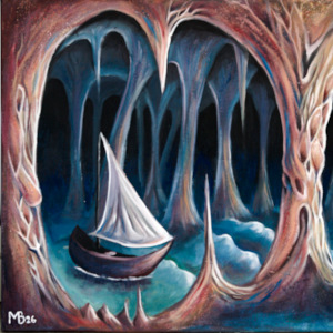 boat in cave