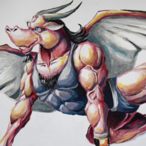 dragon acrylic